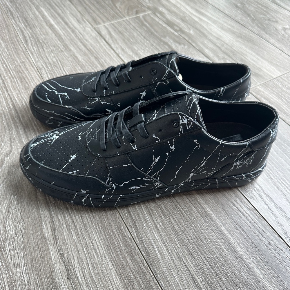 Brand New Never Worn Clae Gregory Black Marble Sneakers - Picture 6 of 6